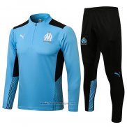 Ensemble Survetement Sweat Marsella 2021-2022 Bleu