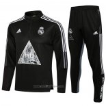 Ensemble Survetement Sweat Real Madrid 2021-2022 Noir