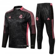 Ensemble Survetement Sweat Real Madrid 2021-2022 Noir