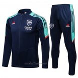 Ensemble Survetement Veste Arsenal 2021-2022 Bleu