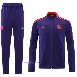 Ensemble Survetement Veste Bayern Munich 2021-2022 Purpura