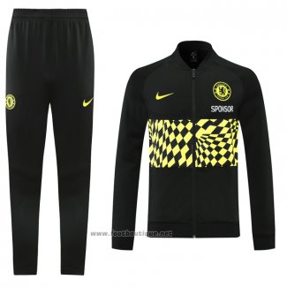 Ensemble Survetement Veste Chelsea 2021 Noir