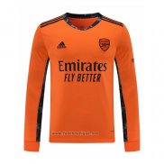 Maillot Arsenal Gardien Manches Longues 2020-2021 Orange