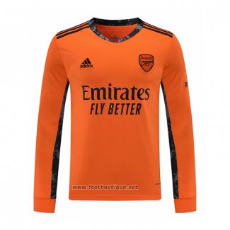 Maillot Arsenal Gardien Manches Longues 2020-2021 Orange