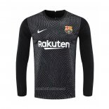 Maillot FC Barcelone Gardien Manches Longues 2020-2021 Noir