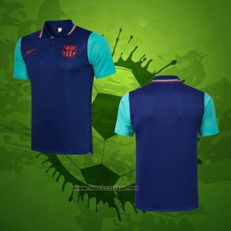 Maillot Polo FC Barcelone 2021 Bleu