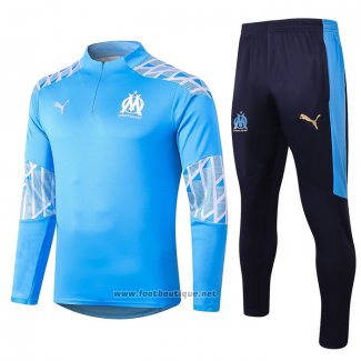 Ensemble Survetement Sweat Marsella 2020-2021 Bleu