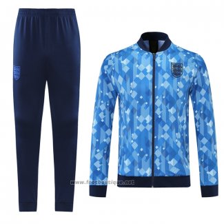 Ensemble Survetement Veste Angleterre 2021-2022 Bleu