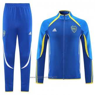 Ensemble Survetement Veste Boca Juniors 2021-2022 Bleu