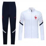 Ensemble Survetement Veste France Enfant 2020 Blanc