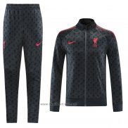 Ensemble Survetement Veste Liverpool 2021 Gris