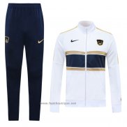 Ensemble Survetement Veste Pumas Unam 2020-2021 Blanc