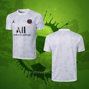 Maillot Entrainement Paris Saint-Germain Jordan 2021-2022 Blanc