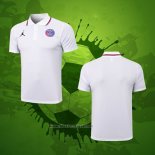 Maillot Polo Paris Saint-Germain Jordan 2021-2022 Blanc