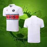 Maillot Polo Paris Saint-Germain Jordan 2022-2023 Blanc