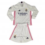 Maillot Real Madrid Domicile Manches Longues Enfant 2020-2021