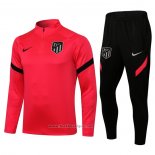 Ensemble Survetement Sweat Atletico Madrid 2021-2022 Rouge