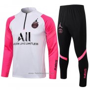 Ensemble Survetement Sweat Paris Saint-Germain 2021-2022 Blanc