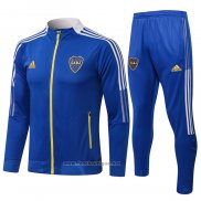 Ensemble Survetement Veste Boca Juniors 2021-2022 Bleu