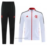 Ensemble Survetement Veste Flamengo 2021-2022 Blanc