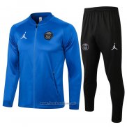 Ensemble Survetement Veste Paris Saint-Germain 2021-2022 Bleu