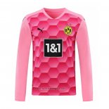 Maillot Dortmund Gardien Manches Longues 2020-2021 Rosa