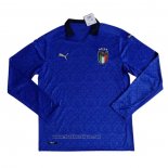 Maillot Italie Domicile Manches Longues 2020-2021