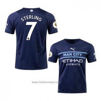 Maillot Manchester City Joueur Sterling Third 2021-2022