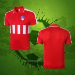 Maillot Polo Atletico Madrid 2020-2021 Rouge