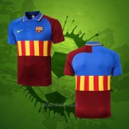 Maillot Polo FC Barcelone 2020-2021 Bleu et Brown