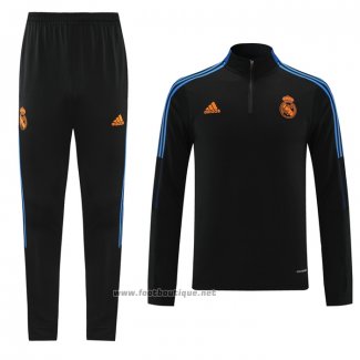 Ensemble Survetement Sweat Real Madrid 2021-2022 Noir