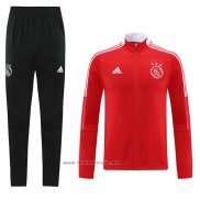 Ensemble Survetement Veste Ajax 2021-2022 Rouge