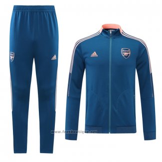 Ensemble Survetement Veste Arsenal 2021-2022 Bleu