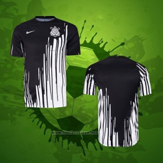 Maillot Entrainement Corinthians 2022 Noir Y Blanc