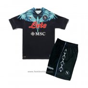 Maillot Naples Gardien Kappa X Marcelo Burlon Enfant 2021