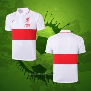 Maillot Polo Liverpool 2020-2021 Blanc