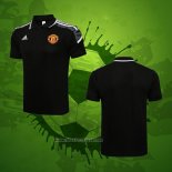 Maillot Polo Manchester United Ucl 2021-2022 Noir