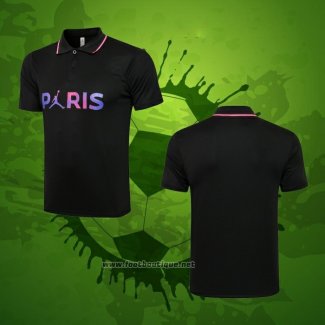 Maillot Polo Paris Saint-Germain 2021-2022 Noir