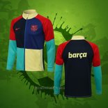 Veste FC Barcelone 2021-2022 Bleu Y Rouge