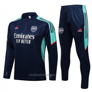 Ensemble Survetement Sweat Arsenal 2021-2022 Bleu