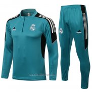 Ensemble Survetement Sweat Real Madrid 2021-2022 Bleu