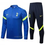 Ensemble Survetement Sweat Tottenham Hotspur 2021-2022 Bleu