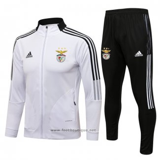 Ensemble Survetement Veste Benfica 2021-2022 Blanc