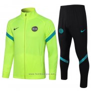 Ensemble Survetement Veste Inter Milan 2021-2022 Vert