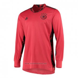 Maillot Allemagne Gardien Manches Longues 2020-2021 Rouge