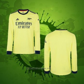 Maillot Arsenal Exterieur Manches Longues 2021-2022