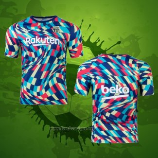 Maillot Avant Match FC Barcelone 2020-2021 Bleu