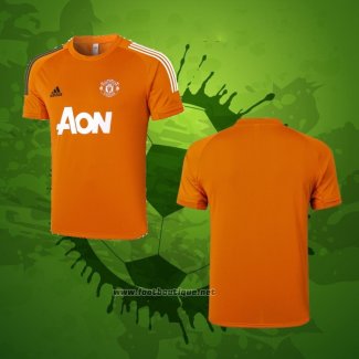 Maillot Entrainement Manchester United 2020-2021 Orange