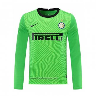 Maillot Inter Milan Gardien Manches Longues 2020-2021 Vert