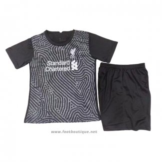 Maillot Liverpool Gardien Enfant 2020-2021 Noir